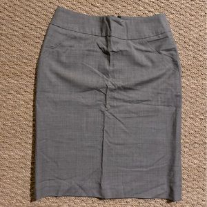 Gray Pencil Skirt (Chaiken)
